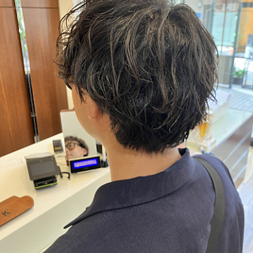 メンズパーマスタイル横浜元町美容室ケイキューブ